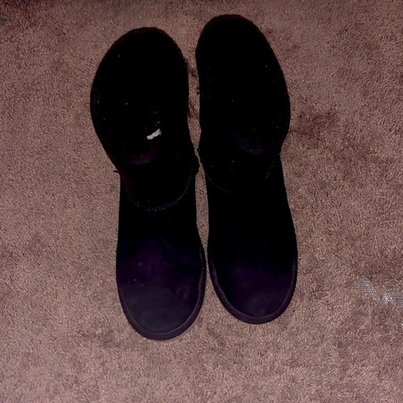 Black Women’s  UGG Boots Sz 7 1/2” w/ Glitter - Picture 2 of 10
